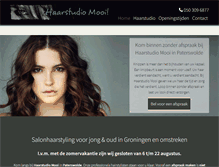 Tablet Screenshot of haarstudiomooi.info